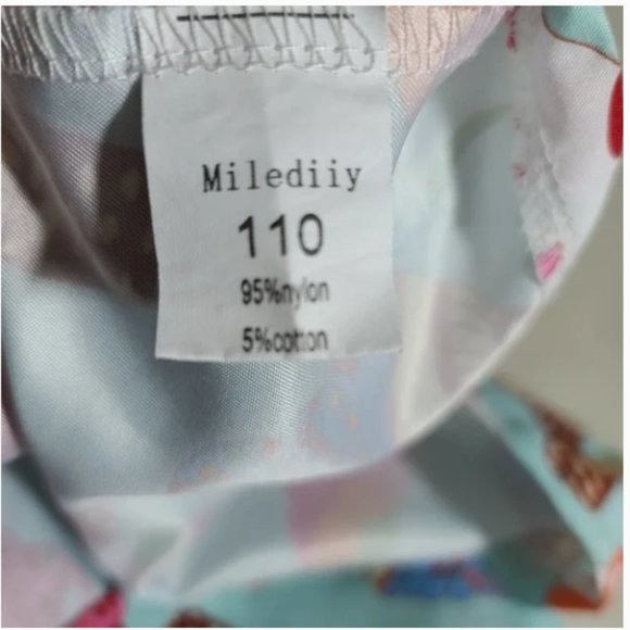 Toddler Baby Girls Summer Skirt Ice Cream Print Sleeveless Strap Backless Dress - Picture 3 of 7